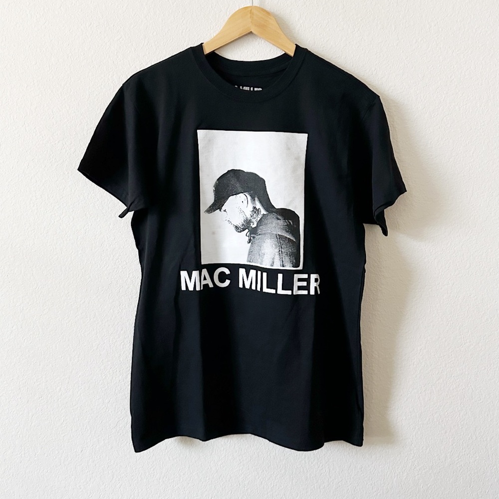 NWOT Mac Miller Portrait Graphic Tee